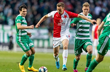 Slavia po 26 zápasech prohrála, vršovické derby rozhodl pro Bohemians střídající Vodháněl